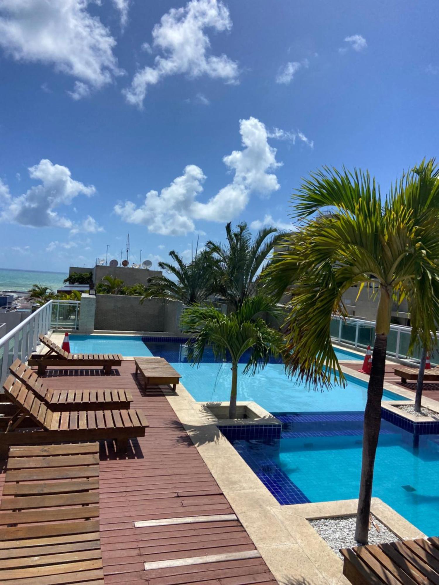 Apts Jtr Com Varanda I Piscina Na Cobertura I 1Min Da Praia Maceió Εξωτερικό φωτογραφία